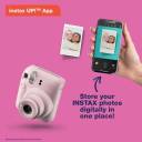 Fujifilm Instax Mini 12 Instant Camera - Lilac Purple | Built-in Selfie Mirror & Macro Mode, Automatic Exposure, High-Performance Flash, Twist-to-Power Lens, 0.3m to Infinity Range, Parallax Correction, Uses Instax Mini Film
