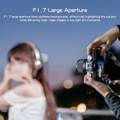 AF 35mm F1.7 Air Z-Mount APS-C STM Lens,Large Aperture ＆ Lightweight Mirrorless Camera Lenses for Nikon Z30, Z50 II, ZFC, Z50 for Portrait & Street Photography
