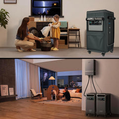 For Anker SOLIX F3800 Protective Cover, Waterproof Dustproof Storage Bag with Accessory Pockets & Control Window, for Anker SOLIX F3800 & F3800 Plus Portable Power Station (3840Wh 6000W)