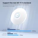 Tenda i29 – AX3000 Wi‑Fi 6 Ceiling Access Point, 3000Mbps Dual‑Band, 160MHz Bandwidth, MU‑MIMO & OFDMA, 254 Clients, 500m² Coverage, WPA3 Security, Dual Gigabit Ports, PoE 802.3at