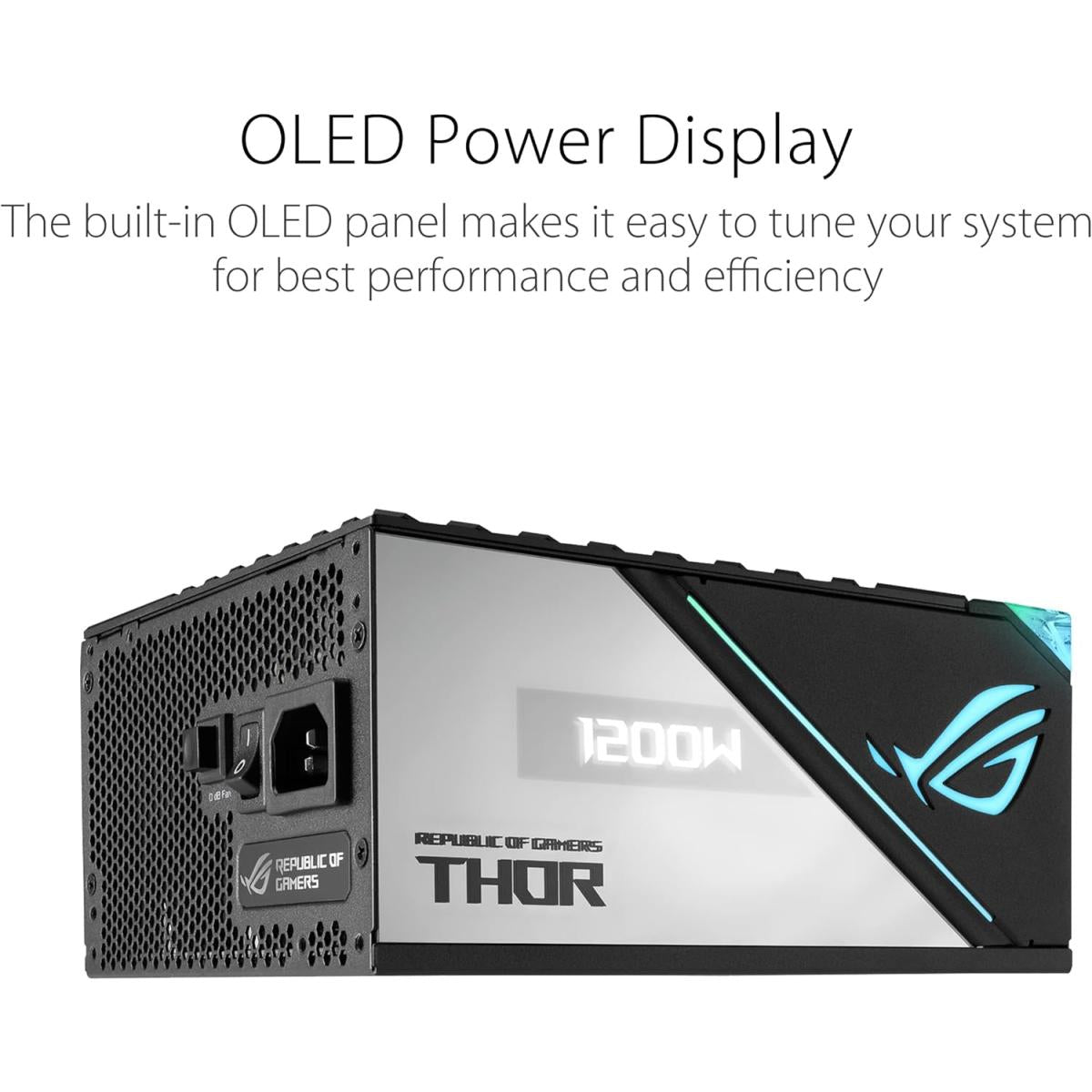 ASUS ROG - THOR - 1200P2 - GAMING PCIe power supply for PC power delivery