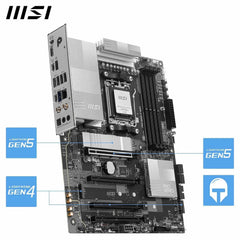 Micro Center AMD Ryzen 5 7600X3D CPU Processor with MSI PRO B850-P WiFi Motherboard (ATX, AM5, DDR5, PCIe 5.0, M.2 Gen5, Wi-Fi 7)