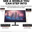 HP OMEN 32q Gaming Monitor, 31.5 Inch, 2560 x 1440 (QHD), IPS, Flat, 165Hz, 1ms, 400 nits, FreeSync Premium, DisplayPort and 2x HDMI 2.0, Eyesafe certified, Black - 780K0AS