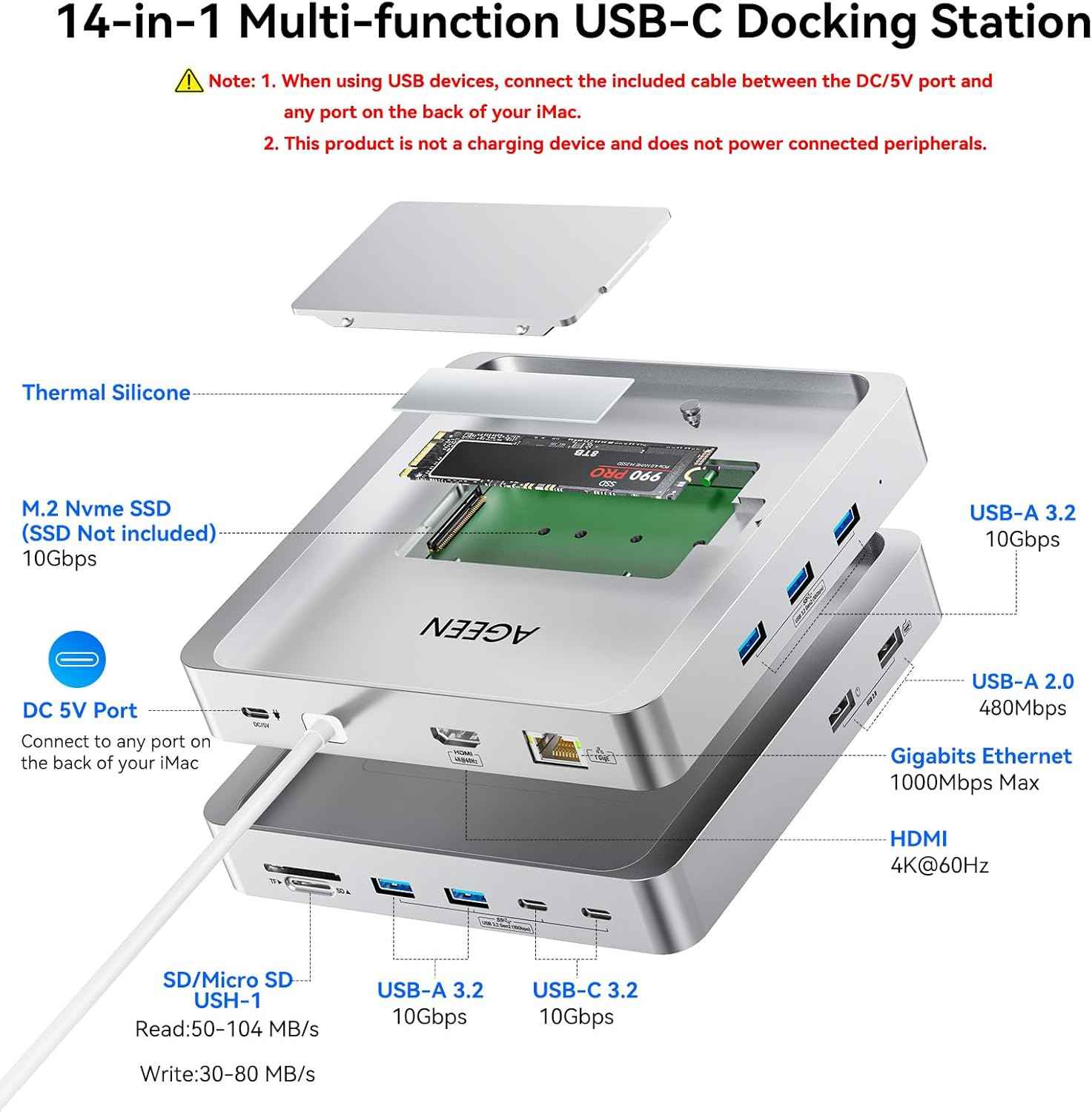 inch 2021 4K solid state drive for data storage