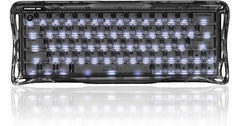 GravaStar Mercury V60 Magnetic Gaming Keyboard, 8000Hz Polling Rate, Rapid Trigger Keyboard with Hall Effect Switches, 0.005mm Precision, Hot-Swappable, RGB, Wired for Windows/Mac - Onyx Crystal