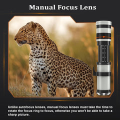 420-800mm Telephoto Lens EF Lens for Canon, Manual Focus MF Zoom Lens for Canon EOS Rebel SL3 SL2 SL1 T8i T7i T7 T6 4000D 1500D 90D 80D 77D 70D 60D 7D 6D 5D 1D DSLR Cameras