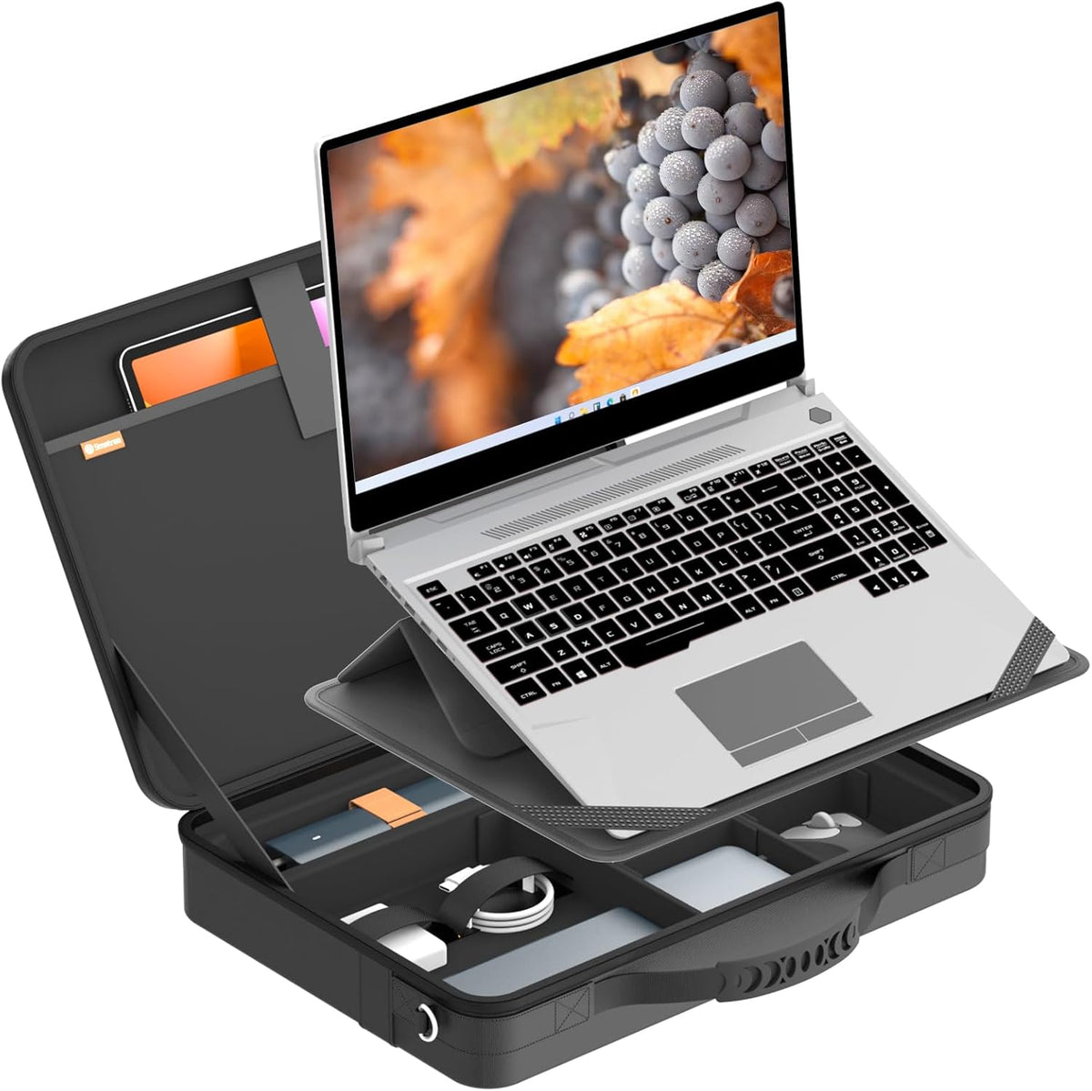 A485S Hard Protective Sleeve Case with Stand Compatible for 14-16 inch Lenovo Legion 5a Gen 11, DELL XPS 16, Razer Blade 15, MSI Modern 15 F13M