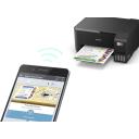Epson EcoTank L3250 Home ink tank printer A4, Color, 3-in-1 printer with WiFi and SmartPanel App connectivity, Black, Compact