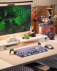 GravaStar RGB wireless mechanical gaming keyboard for computer setup