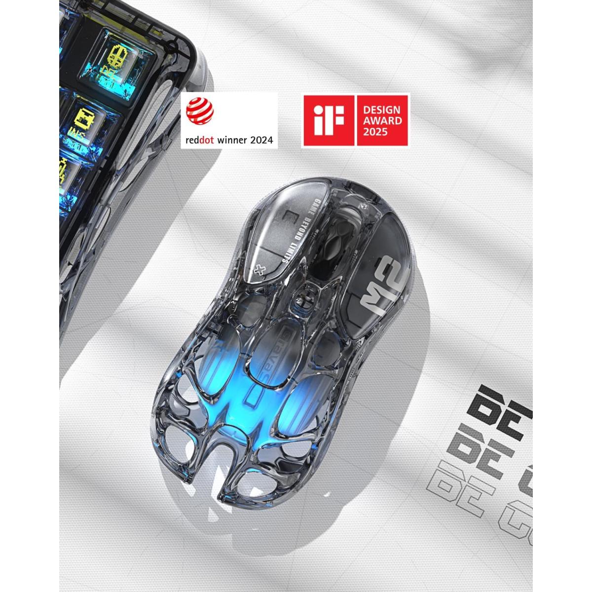 GravaStar Lightweight - 5 RGB wireless gaming mouse for computer setup