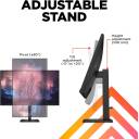 HP OMEN 32q Gaming Monitor, 31.5 Inch, 2560 x 1440 (QHD), IPS, Flat, 165Hz, 1ms, 400 nits, FreeSync Premium, DisplayPort and 2x HDMI 2.0, Eyesafe certified, Black - 780K0AS