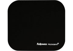 Fellowes Mousepad with Microban® Antibacterial Protection, Nonskid Base, 9 x 8, Black