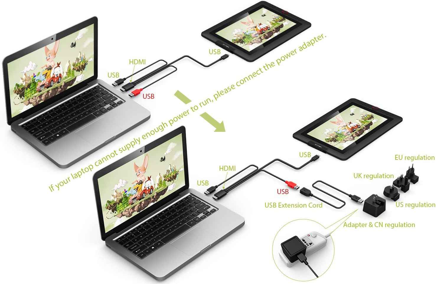 XPPen Artist12 tablet for portable computing