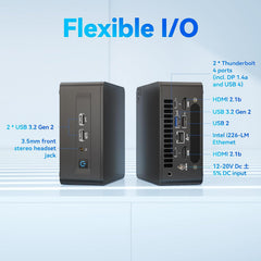 Intel NUC 13 PRO NUC13ANHi7 Arena Canyon, 13TH Gen CPU, 0GB RAM 0GB SSD NO OS, Intel Core i7-1360P Mini Desktop Computer, 8K/4K UHD, Gigabit Ethernet/WiFi-6/VESA for Business/Office/Home Barebones