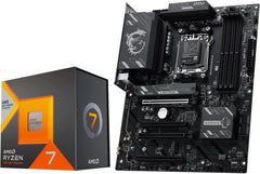 AMD Ryzen 7 7800X3D CPU Processor with MSI B850 Gaming PRO WIFI6E Motherboard (ATX, AM5, DDR5, M.2 Gen5, Wi-Fi 6E)