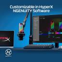 HyperX QuadCast 2 S – USB Microphone, with RGB Lighting, Streaming and Podcasting, with On-Board Controls, LED Lighting, Removable Shock Mount, USB-C - Black