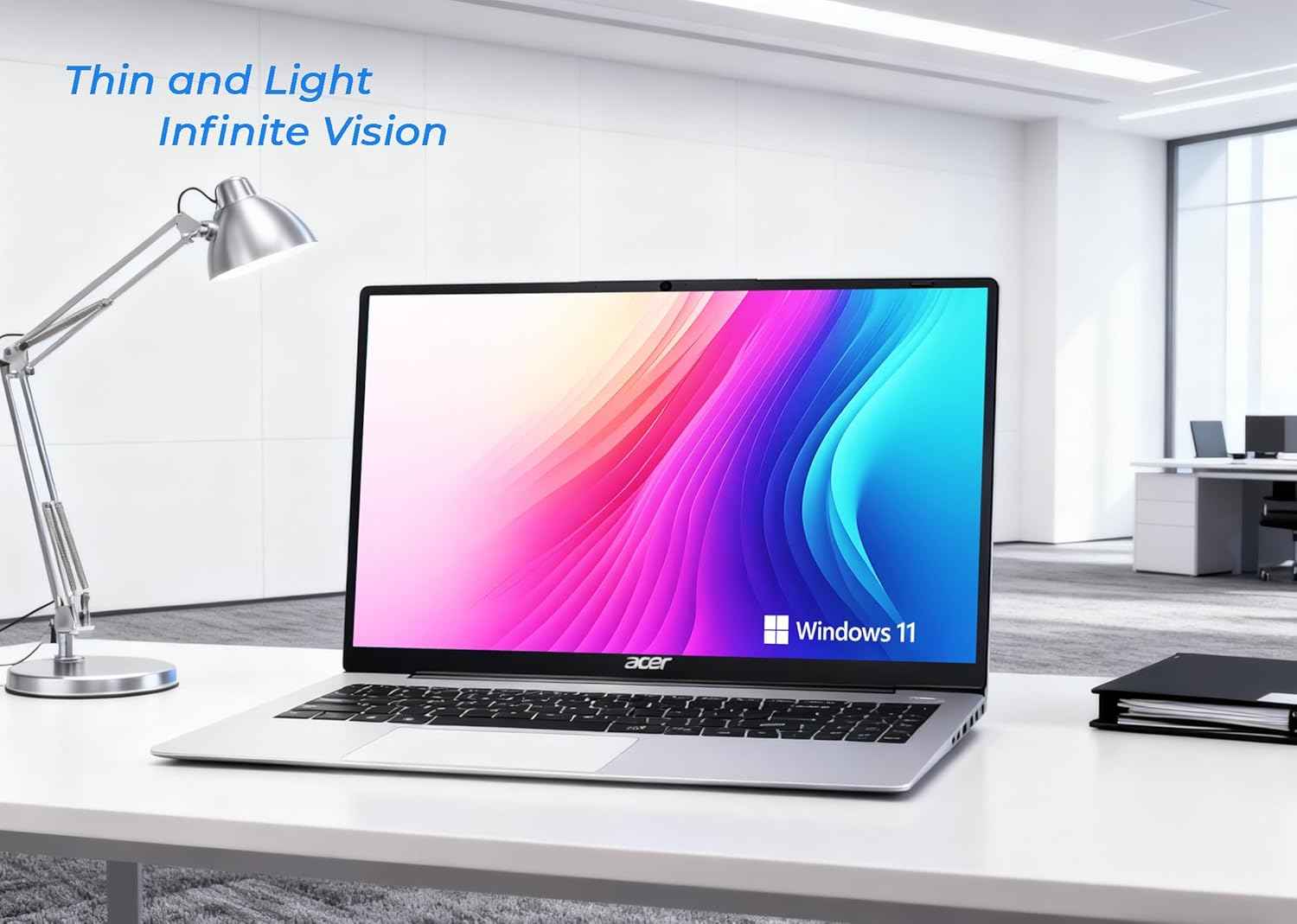 Aspire 3 2026 Touchscreen Laptop | AMD Ryzen 5 7520U CPU(beat Intel i7-1165G7) | 15.6" FHD Display | 16GB DDR5 RAM | 256GB SSD | Wi-Fi 6 | Windows 11 | Business, Study & Productivity