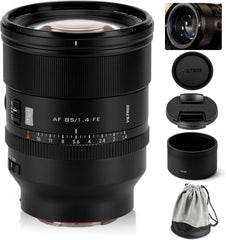 85mm F1.4 Pro FE Full Frame Lens for Sony E, Auto Focus Large Aperture Medium Telephoto with HyperVCM Motor Lens for Sony E-Mount A7IV A7C A9III A1 ZV-E1 A7SIII A7RII A7III A7RIII A7RIV A9 FX3