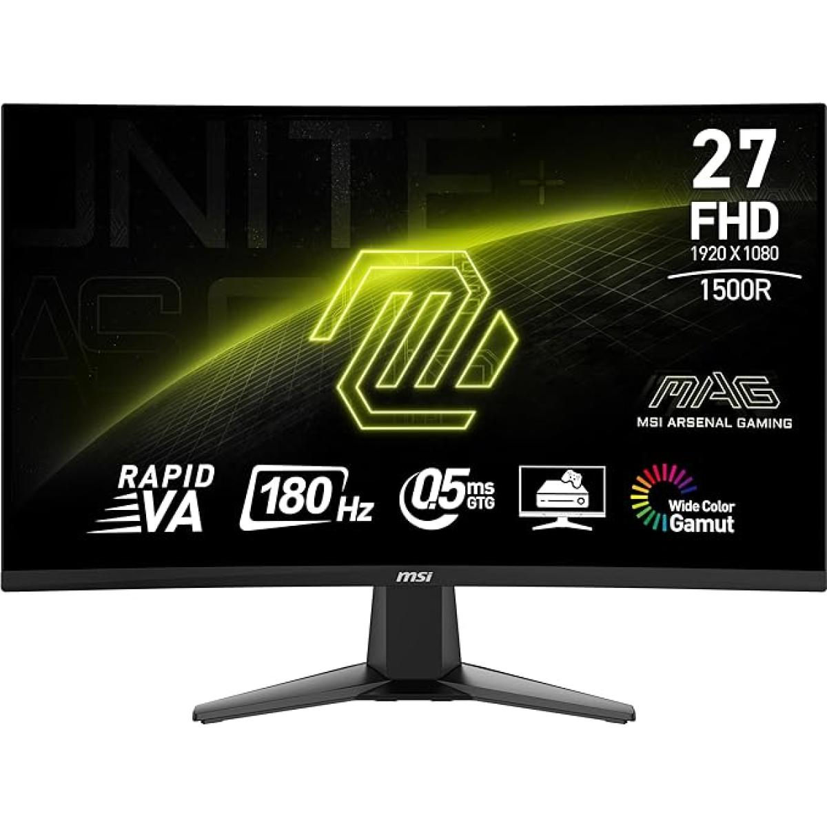 MSI MAG 27C6F 27" FHD 180Hz Rapid VA Gaming Monitor