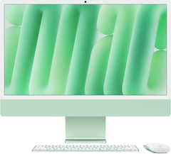 2024 iMac All-in-One Desktop Computer with M4 chip with 10-core CPU and 10-core GPU: Built for Apple Intelligence, 24-inch Retina Display, 16GB Unified Memory, 256GB SSD Storage; Green