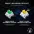 Razer BlackWidow V3 Mechanical Gaming Keyboard: Green Mechanical Switches Tactile & Clicky - Chroma RGB - Compact Form Factor - Programmable Macros - Snap Tap
