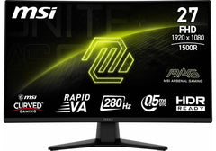 Gaming MSI MAG 274CXF 27-inch 1920 x 1080 (FHD) Curved Monitor 1500R, 280Hz, 0.5ms, AMD FreeSync™ Premium, HDMI, DisplayPort, VGA Port, VESA Mountable, Tilt, Slim Bezel, Black - 3 Years Warranty