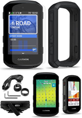 Garmin Edge 550 Compact GPS Cycling Computer Bundle - Vivid Color Display, Bike-Specific Mapping, Advanced Training & Performance with PlayBetter Silicone Case (Black) & HD Screen Protectors