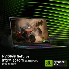 Nitro 16S AI Copilot+ PC Gaming Laptop | AMD Ryzen AI 9 365 Processor | NVIDIA GeForce RTX 5070 Ti Laptop GPU | 16" WQXGA IPS 180Hz Display | 32GB DDR5 | 2TB Gen 4 SSD | Wi-Fi 6E | AN16S-61-R5K4
