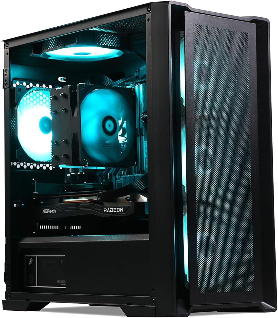 Gaming PC, AMD Ryzen 7 7800X3D, RX 9070XT, 16GB DDR5 6000MHz, SSD 1TB, B650, 6RGB Fans, Windows 11 Pro Ready to use, Gamer Desktop Computer(R7 7800X3D| RX 9070XT)