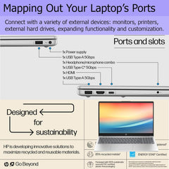 Pavilion 15.6" FHD (1920 x 1080) Laptop • Intel Core 8-Core CPU • 32GB RAM • 1.5TB Storage (1TB SSD + withHP P500 512GB External SSD) • Fast Wi-Fi 6 • Fingerprint Reader • Windows 11