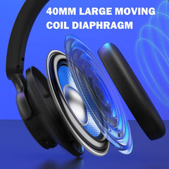 Redragon H610 Wireless Gaming Headset for PC, Mac, NS, Phone - BT 5.3 with Active Noise Cancellation, 40H Battery, Lightweight, Over-Ear Headphones with Built-in Mic, White