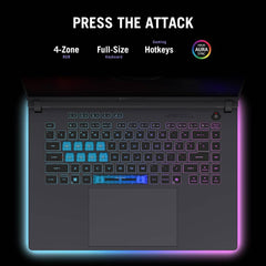 ASUS RGB NVMe PCIe laptop for portable computing