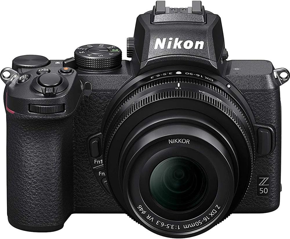 Nikon Z50 DX-Format Mirrorless Camera Body with NIKKOR Z DX 16-50mm f/3.5-6.3 VR Lens - 1633B