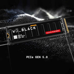 WD_Black SN8100 8TB NVMe SSD with Heatsink - PCIe 5.0x4, M.2 2280, Up to 14,900MB/s Read Speed, up to 11,000MB/s Write Speed, Best for AI Applications, Gaming, and Video Editing - WDS800T1XHM