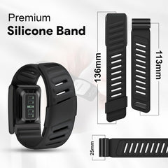 DADO Silicone Sport Replacement Band Compatible with WHOOP 5.0, One, Peak, and Life Fitness Tracker – Breathable, Durable & Comfortable | Not for Whoop Gen 4