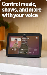 Like-New Amazon Echo Show 8, With Spatial Audio, Smart Home Hub, ideal for open living spaces, Designed for Alexa+, Charcoal