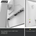 MSI MAG 274QRFW E20 – 27" Flat Rapid IPS WQHD 2K Gaming Monitor, 200Hz, 0.5ms Response, HDR400, G‑SYNC Compatible, Wide Color Gamut, Ergonomic Stand - 3 Year Warranty