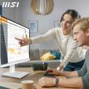 MSI PRO MP273W E14A 27" FHD Computer Monitor, 1920x1080 IPS, 144Hz, 1ms, HDR Ready, Adaptive-sync, Eye Care, Built-in Speaker, HDMI 2.0, DP 1.2a, Frameless, Tilt Adjustable, Vesa Mount, White