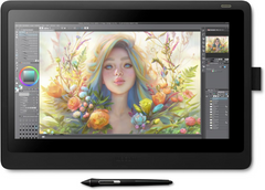 Wacom Cintiq 16 Creative Pen 16" Full HD Graphic Drawing Monitor with Wacom Pro Pen 2 For Windows & MAC - Black