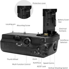 BG-R10 Vertical Camera Battery Grip for Canon EOS R5 R5C EOS R6 R6 Mark II Camera,Replacement for Canon BG-R10 Battery Grip，Powered by LP-E6/LP-E6N/LP-E6NH Batteries for Stable Vertical Shooting