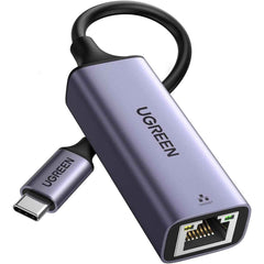 UGREEN USB C to Ethernet Adapter, Plug and Play 1Gbps Ethernet Adapter, Aluminum Case, (Thunderbolt 4/3 Compatible) to RJ45 Network Dongle, Compatible for MacBook Pro/Air, iPhone 16 Pro/Max, iPad, XPS | CM199 |