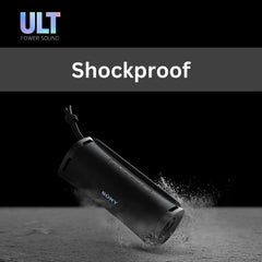 SRSULT10B ULT Field Series Speaker (Black) Bundle with Hardshell Travel and Protective Case for Bluetooth Speakers (2 Items)