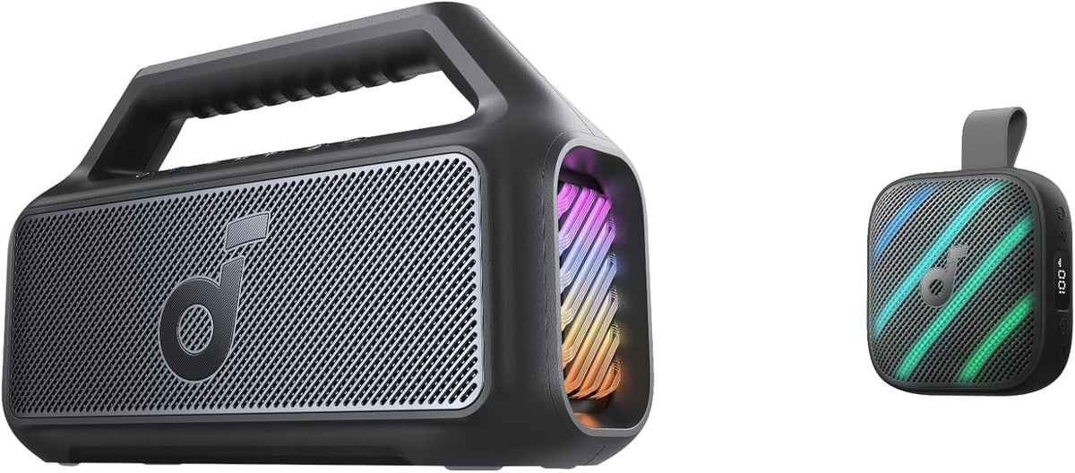 Boom 2 Outdoor Speaker Boom Go 3i Portable Bluetooth Speaker by Anker (Bundle)