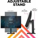 HP OMEN 24 Gaming Monitor, 23.8 Inch, 1920 x 1080 (FHD), IPS, Flat, 165Hz, 1ms, 300 nits, 99% sRGB, 1000:1, FreeSync Premium, DisplayPort and 2x HDMI 2.0, Eyesafe certified, Black - 780D9AS