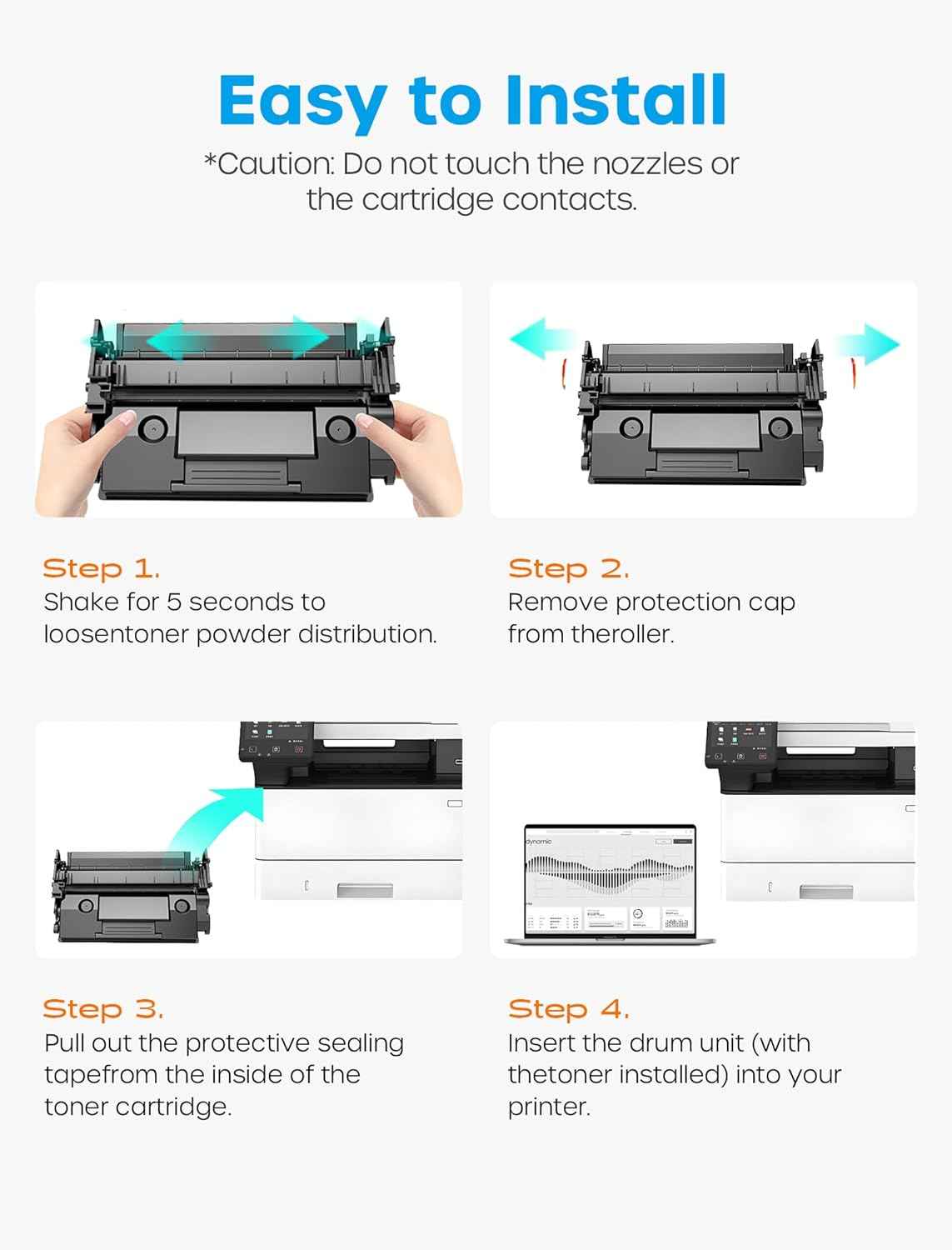 MFP M428FDW toner cartridge for printer supplies