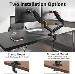 Redragon GMK915 IVORY Dual Monitor Mount