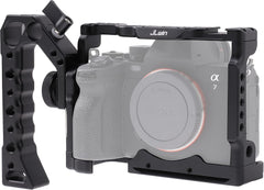 A7 IV Cage Support, Hersmay Camera Cage with Top Handle for Sony A7 IV / A7S III Full Frame mirrorless Camera