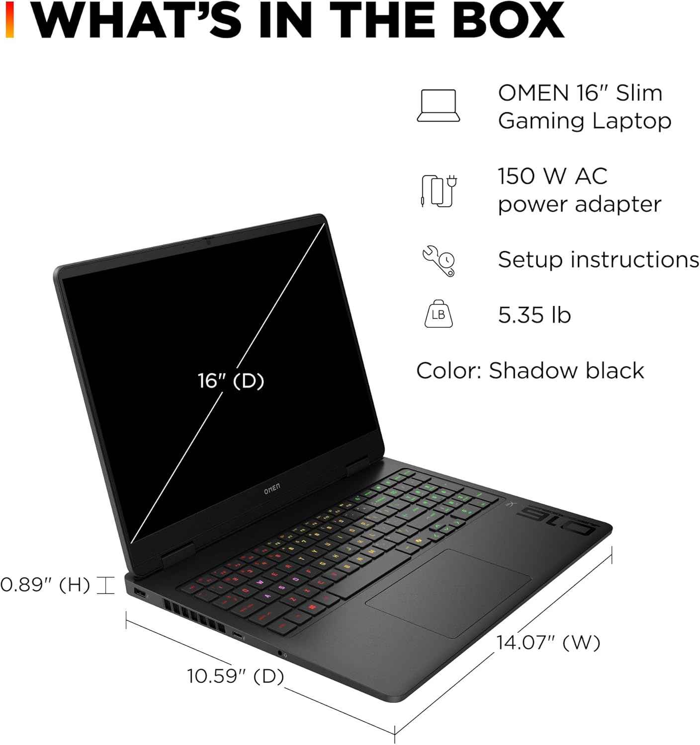OMEN 16" Gaming Laptop Computer, Intel Ultra 9 285H 16-Core, NVIDIA GeForce RTX 5070 8GB, 16GB DDR5, 1TB PCIe SSD, 144Hz IPS WUXGA Display, WiFi 6E, RGB Backlit Keyboard, Windows 11, USB-C Hub