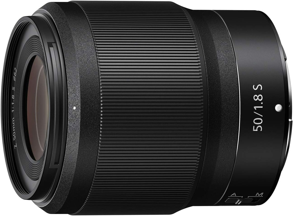 Nikkor Z 50MM F/1.8 S Full Size Lens for Nikon Z S Series FX/35mm Black [Nital Card: 4 Year Warranty]