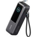 Anker Laptop Power Bank, 25000mAh Portable Charger with Triple 165W USB-C Ports for Multi-Device Charging, Built-in and Retractable Cables - 18 Month Warranty